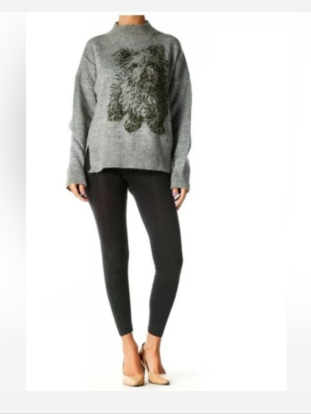 Anthropologie Moth Adorable Terrior Sweater Size Large - Picture 3 of 5